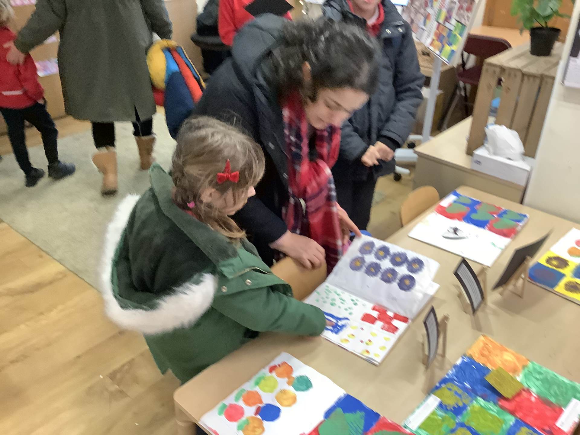 Children learning in the classroom